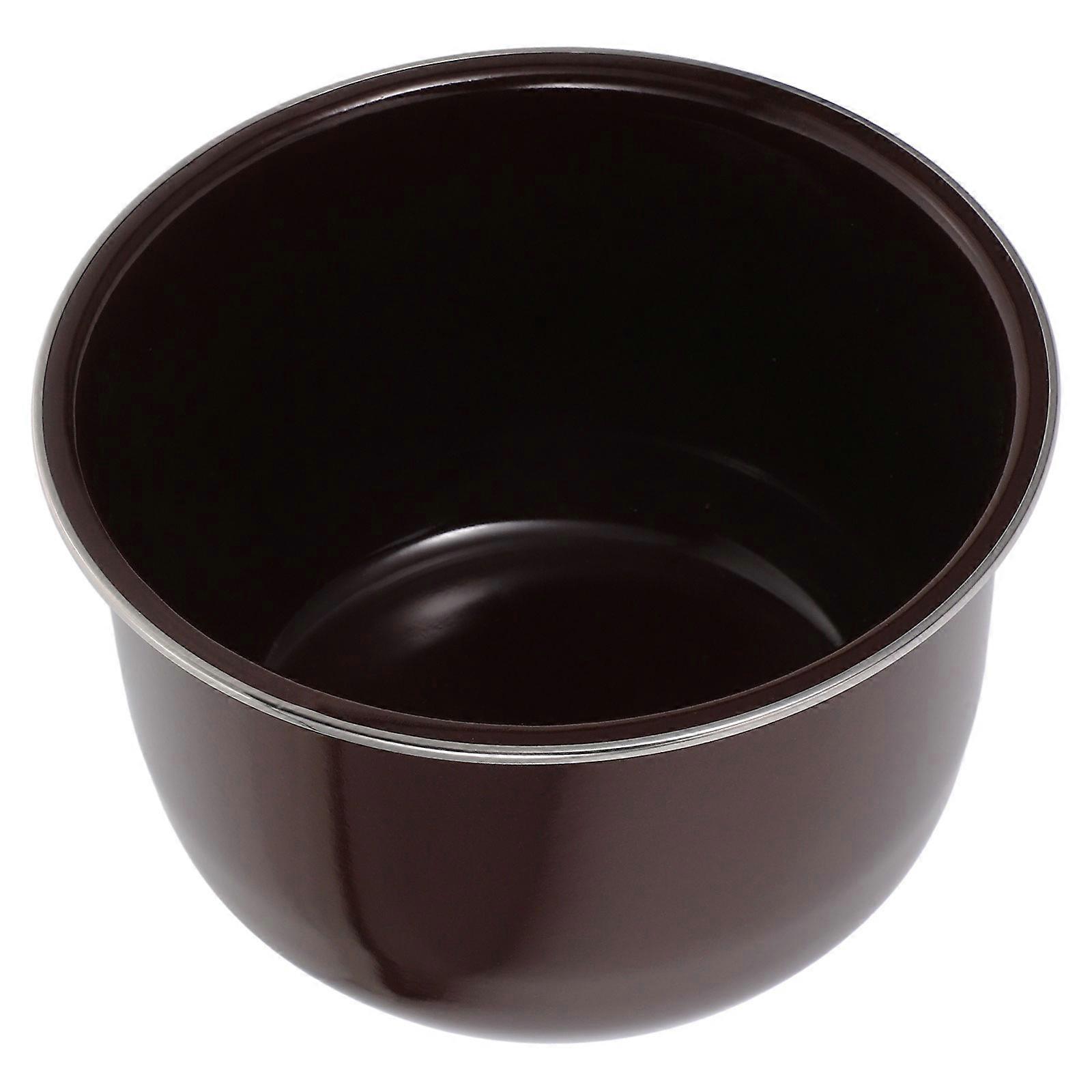 Brown Rice Cooker Inner Pot Designed For Making Cake And Porridge With 22.00X22.00X13.50CM Size 1Set