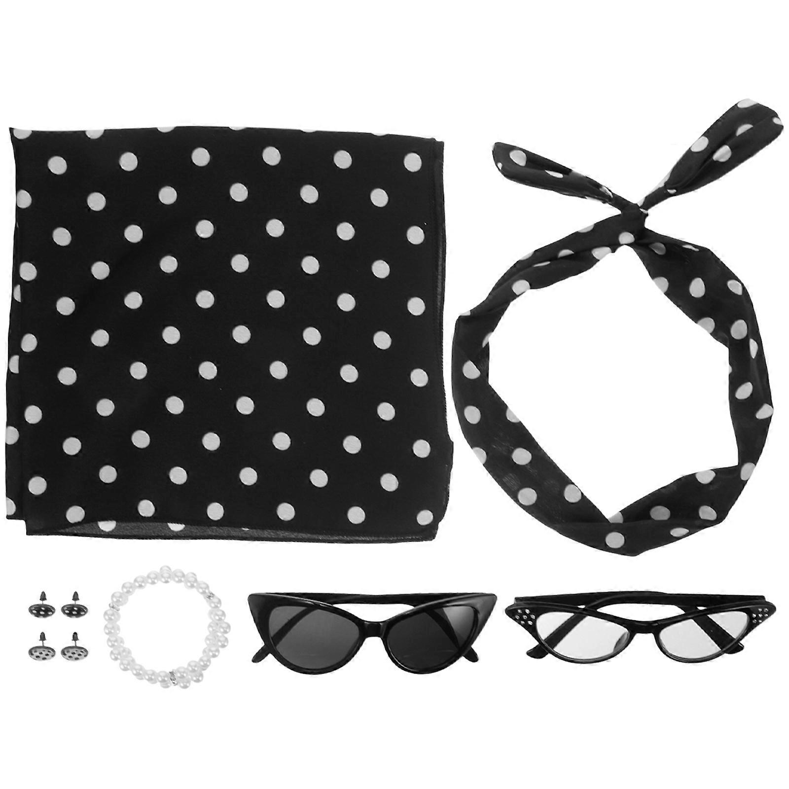 Here's a polished and professional product description based on your input:
**1 Set Women's Retro Party Cosplay Costume Accessories – Stylish