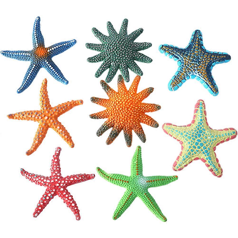 Fish Tank Accessory Diving Props Assorted Color Pool Decoration 8Pcs