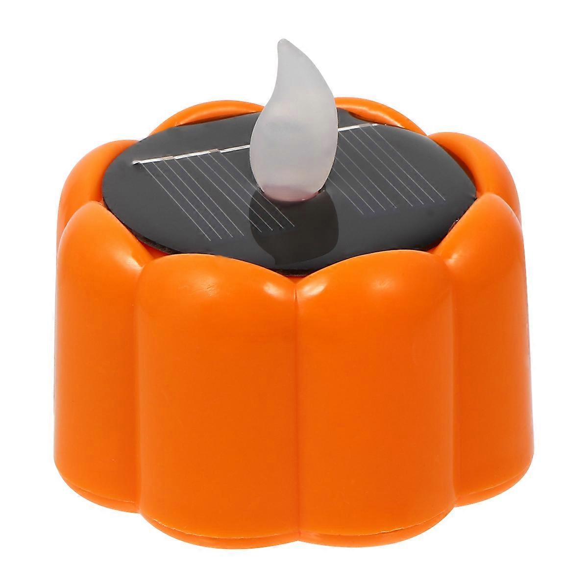 Atmosphere Decoration Flameless LED Candles 1Set For Family And Friends Halloween Day Solar Powered