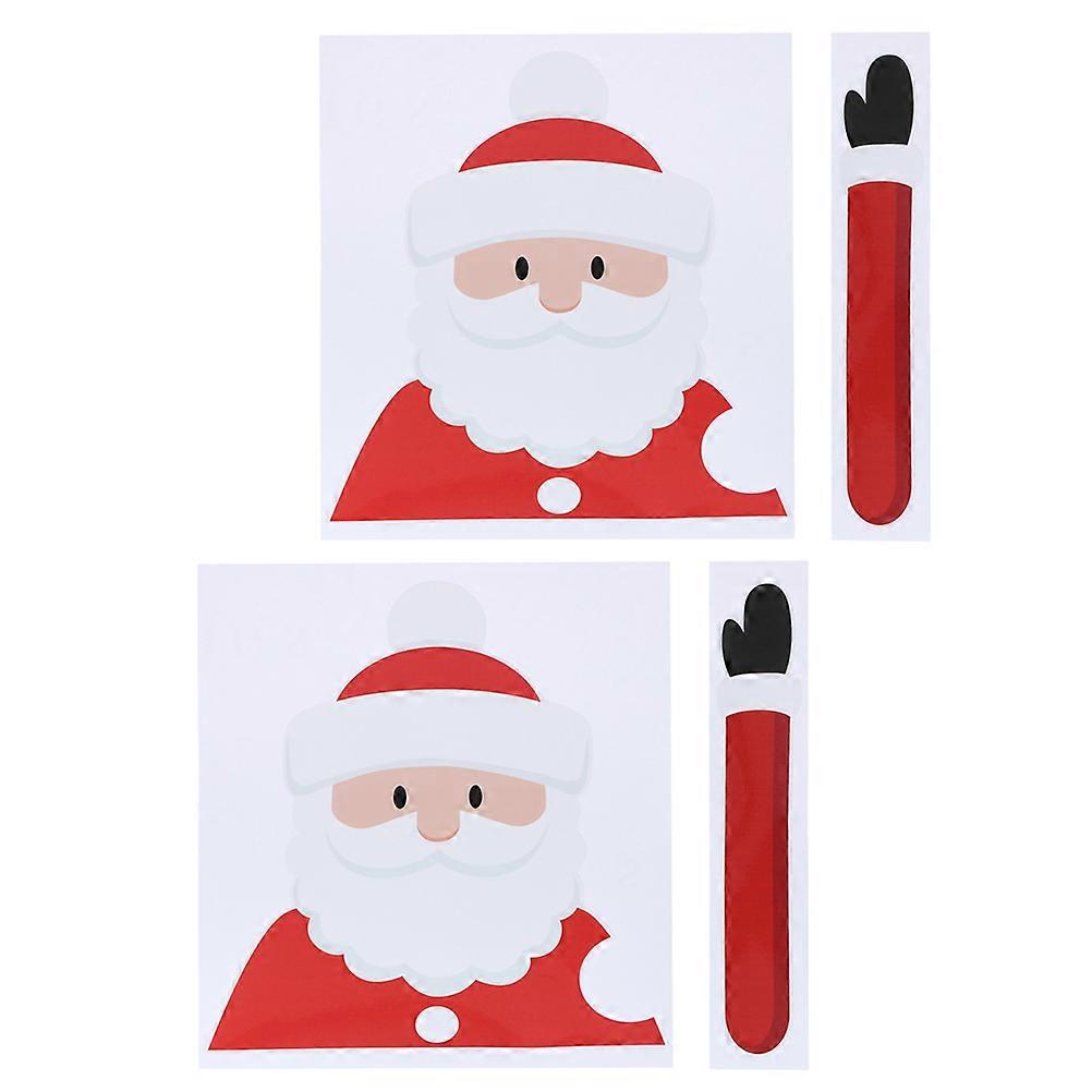 Durable UV Printed Windscreen Wiper Sticker For Car Decoration In Snow Weather Approx. 20 X 25 X 0.1Cm 2 Sets