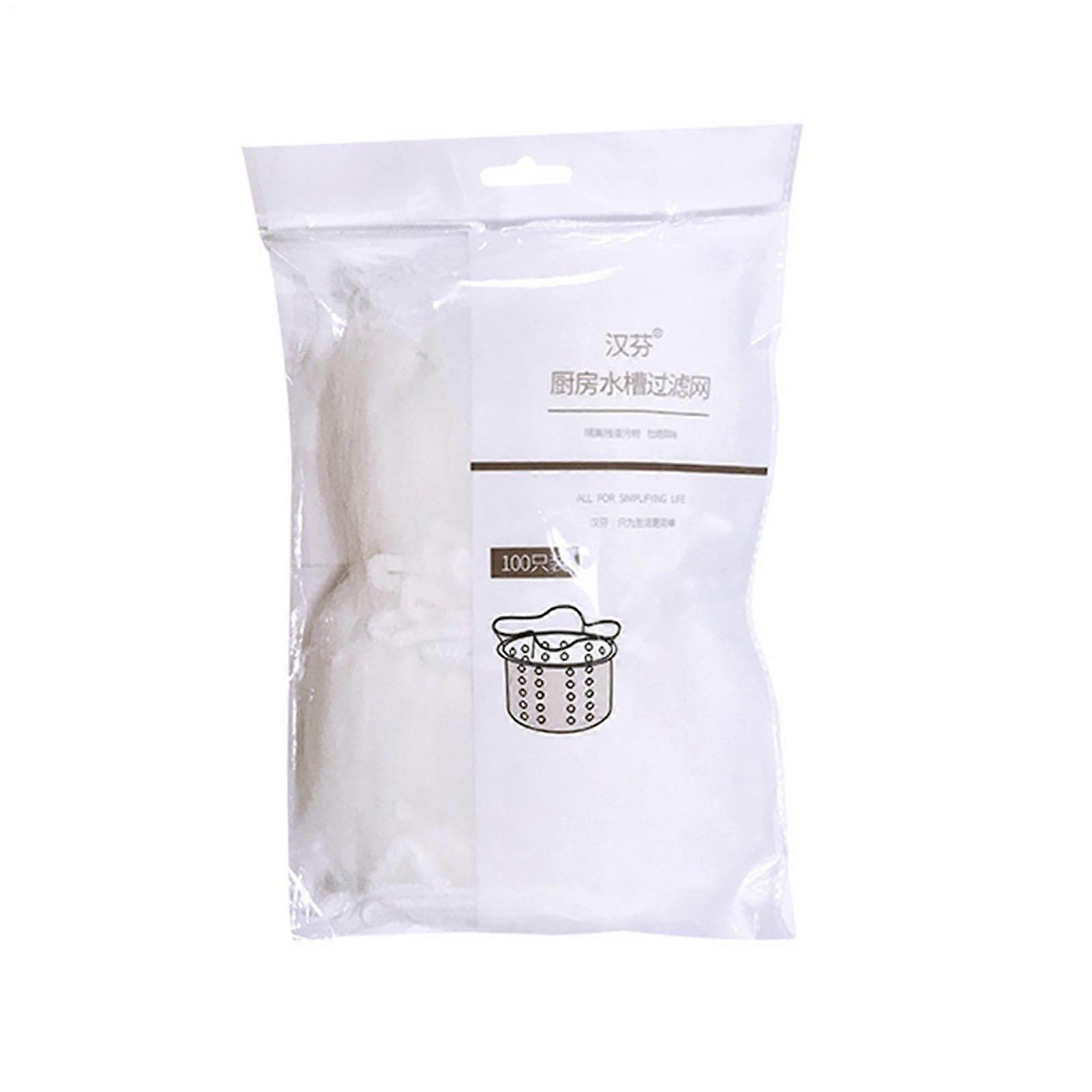 Kitchen Sink Filter Elastic Mesh 9 X 9 Cm Disposable Net Food Waste Container Easy Clean Solution For Home