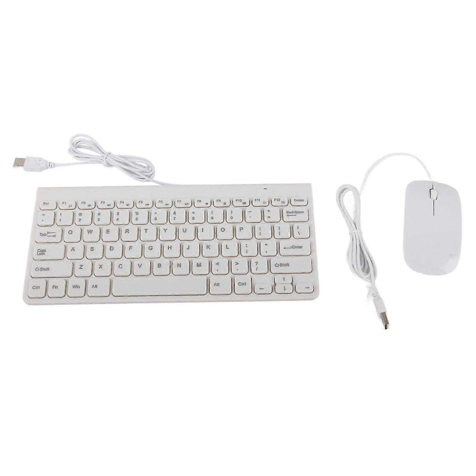 Ultra-thin USB wired keyboard optical mouse set combo for PC laptop