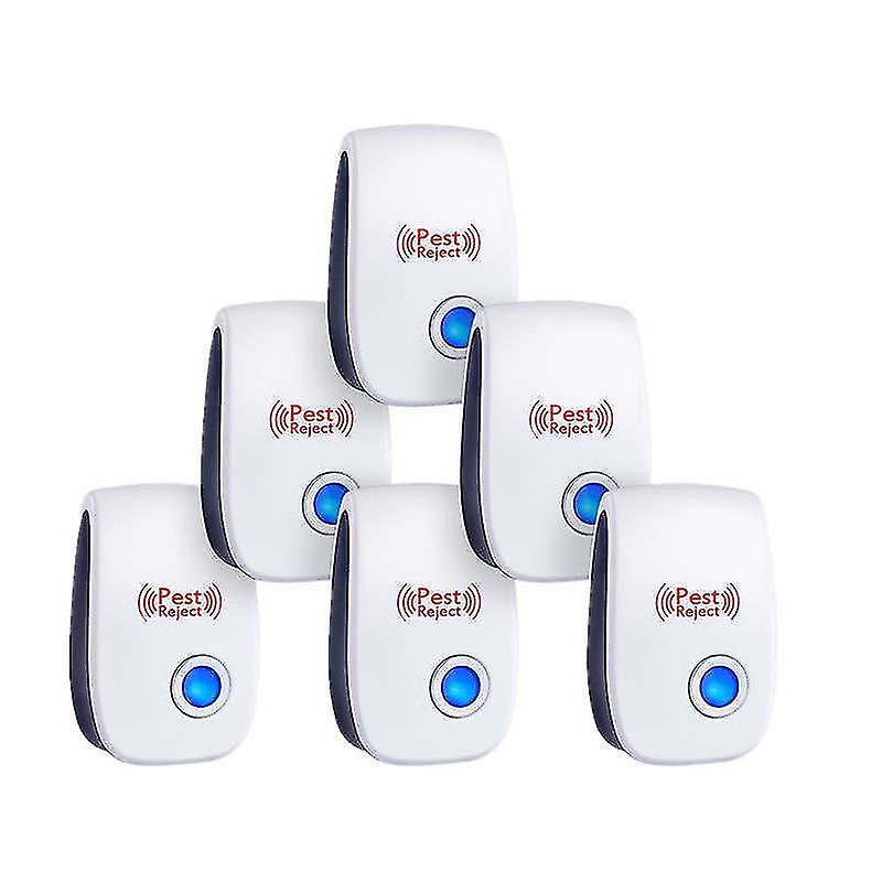 Electronic Ultrasonic Mosquito Repellent (6 Pieces)