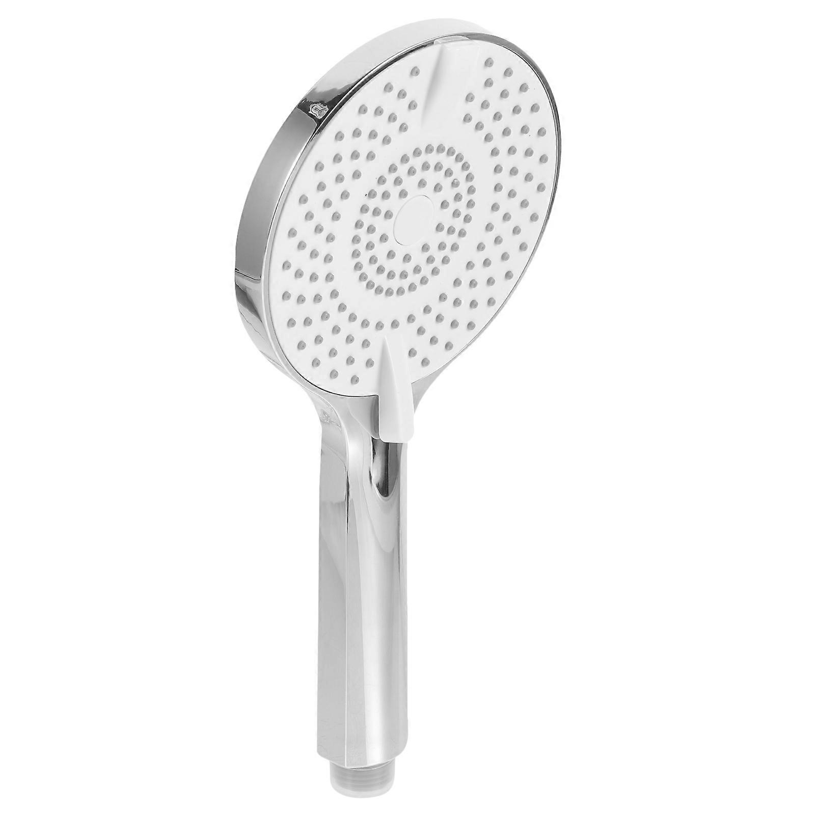 Handheld Shower Head with 4 Settings for Home Use White ABS Material Lightweight Durable