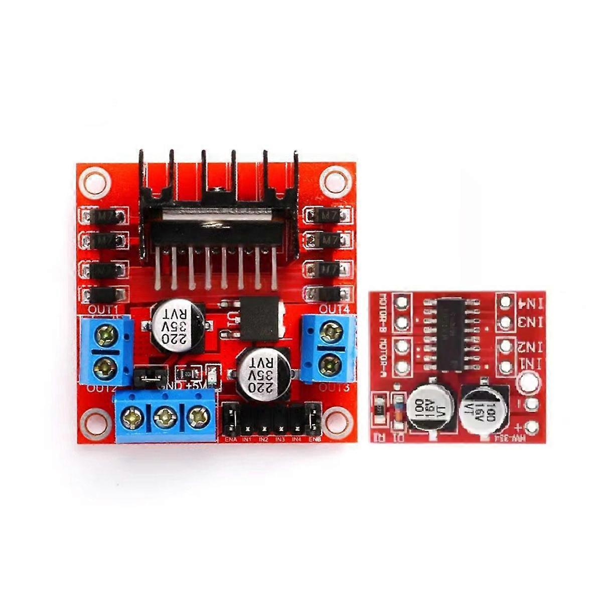 L298N Motor Driver Board Module for Robots and Smart Cars Dual H-Bridge Stepper Motor Driver Board Module 2A/25W