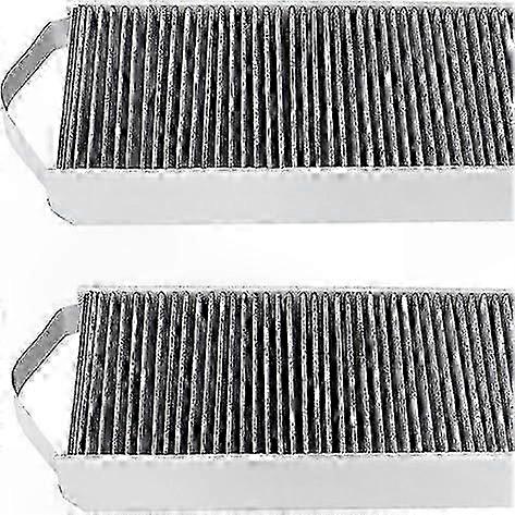 2-Pack Activated Carbon Filters for Range Hoods - Improved Airflow and Odor Control System-Compatible Replacement Parts