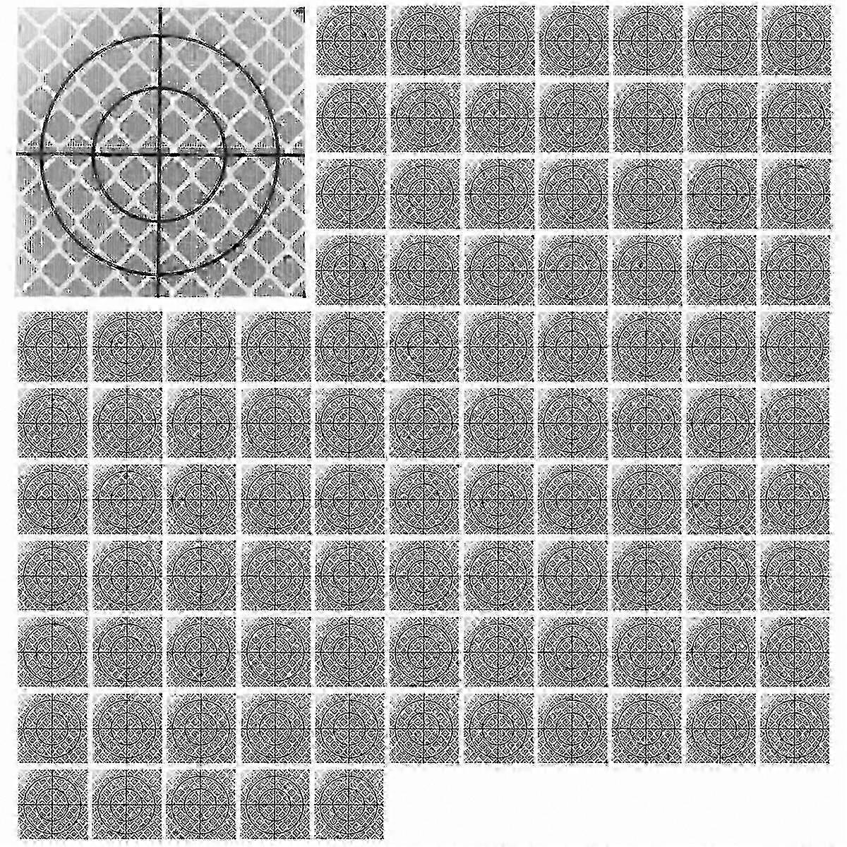 100Pcs 40x40mm Reflective Prism Sheet Tape for Total Station & Tunnel Survey