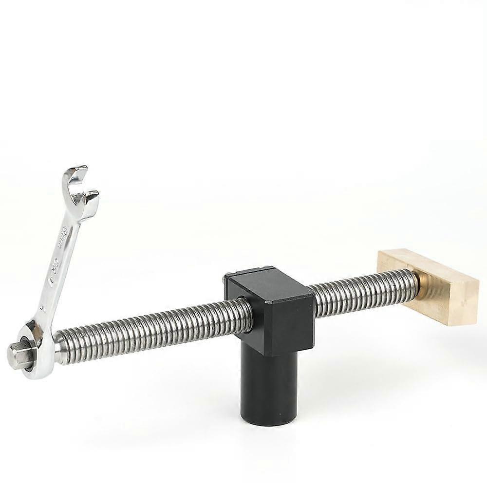 Adjustable Woodworking Clamp Workbench Fixture Strong Clamping Capacity for Carpentry Projects, Brass Stainless Steel 20mm 19mm