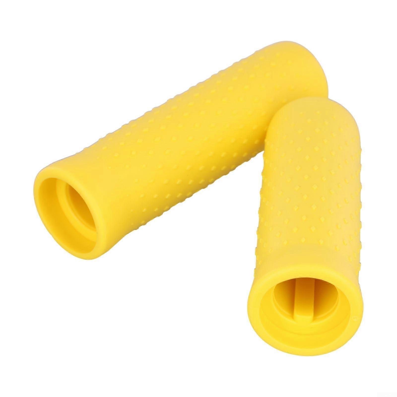Antislip Silicone Grip Reliable Handling And Comfort Yellow for Ninebot G30 MAX Scooter