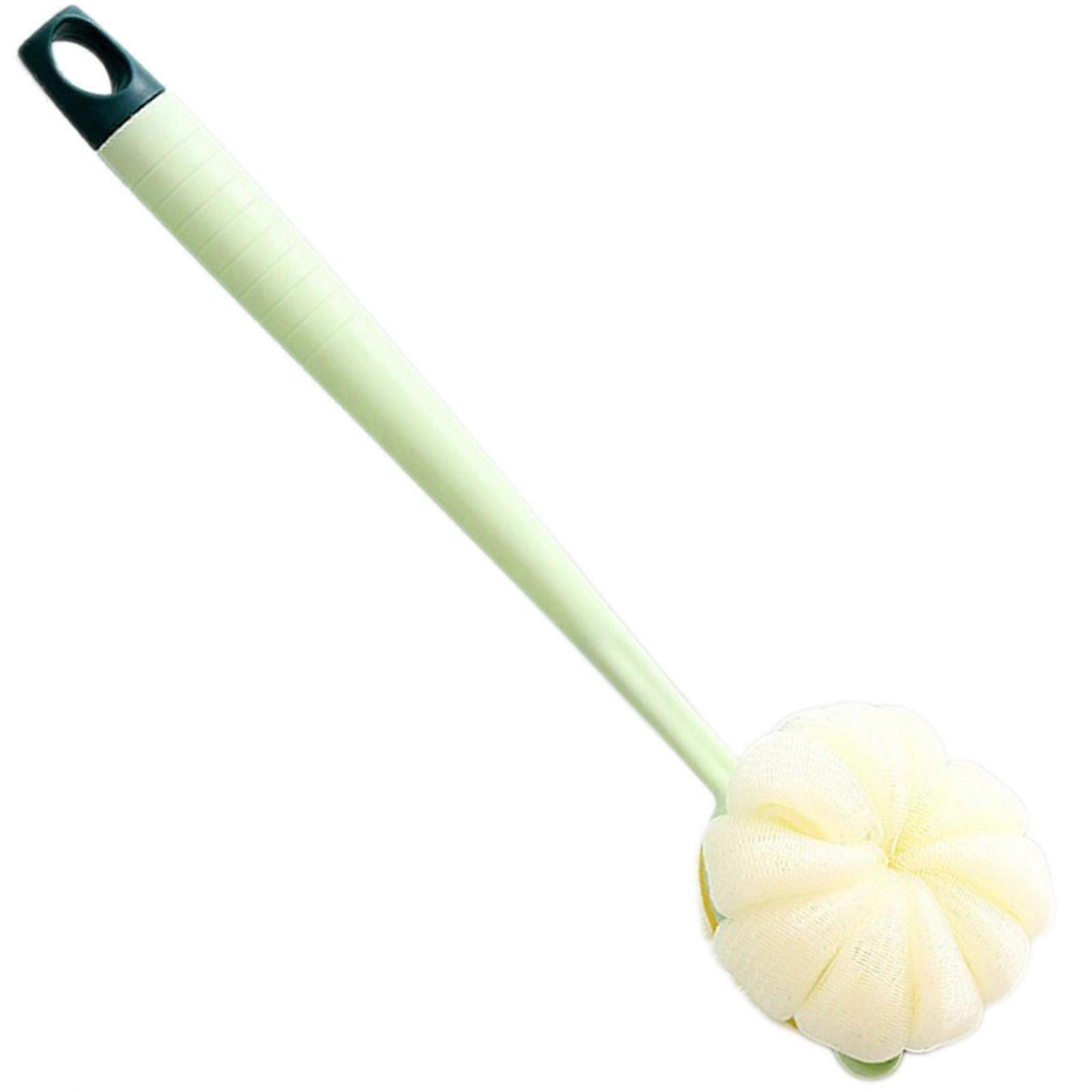 Long Handle Double Side Bath Back Scrubber Wet Dry Use Body Brush for Daily Shower Routine