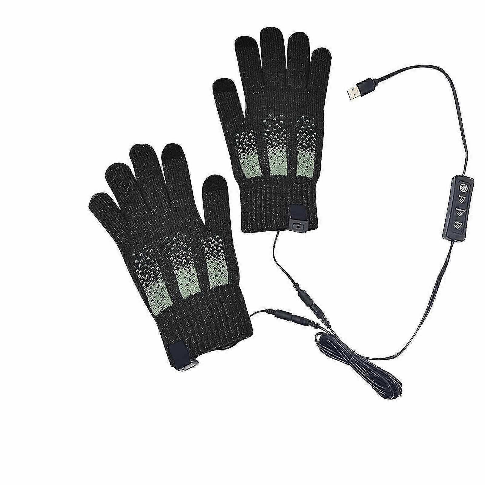 Heated Gloves with Adjustable Temperature for Winter Use