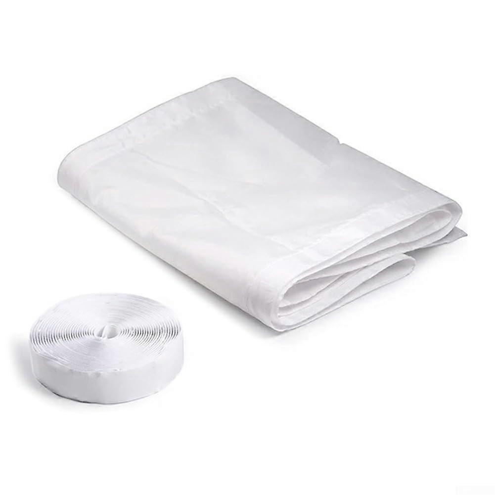 Window Seal Kit For Portable Air Conditioner, Sliding Door Vent Kit With Zipper, No Drilling, 25x232 cm Multiple Sizes