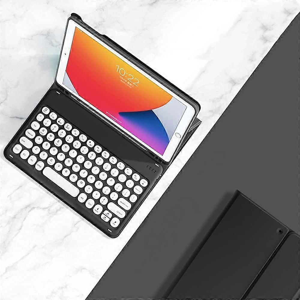 Galaxy Tab S6 Lite Keyboard Case with S Pen Holder, Detachable Wireless Keyboard for SM-P620/P625/P613/P619/P615/P610 (Black)