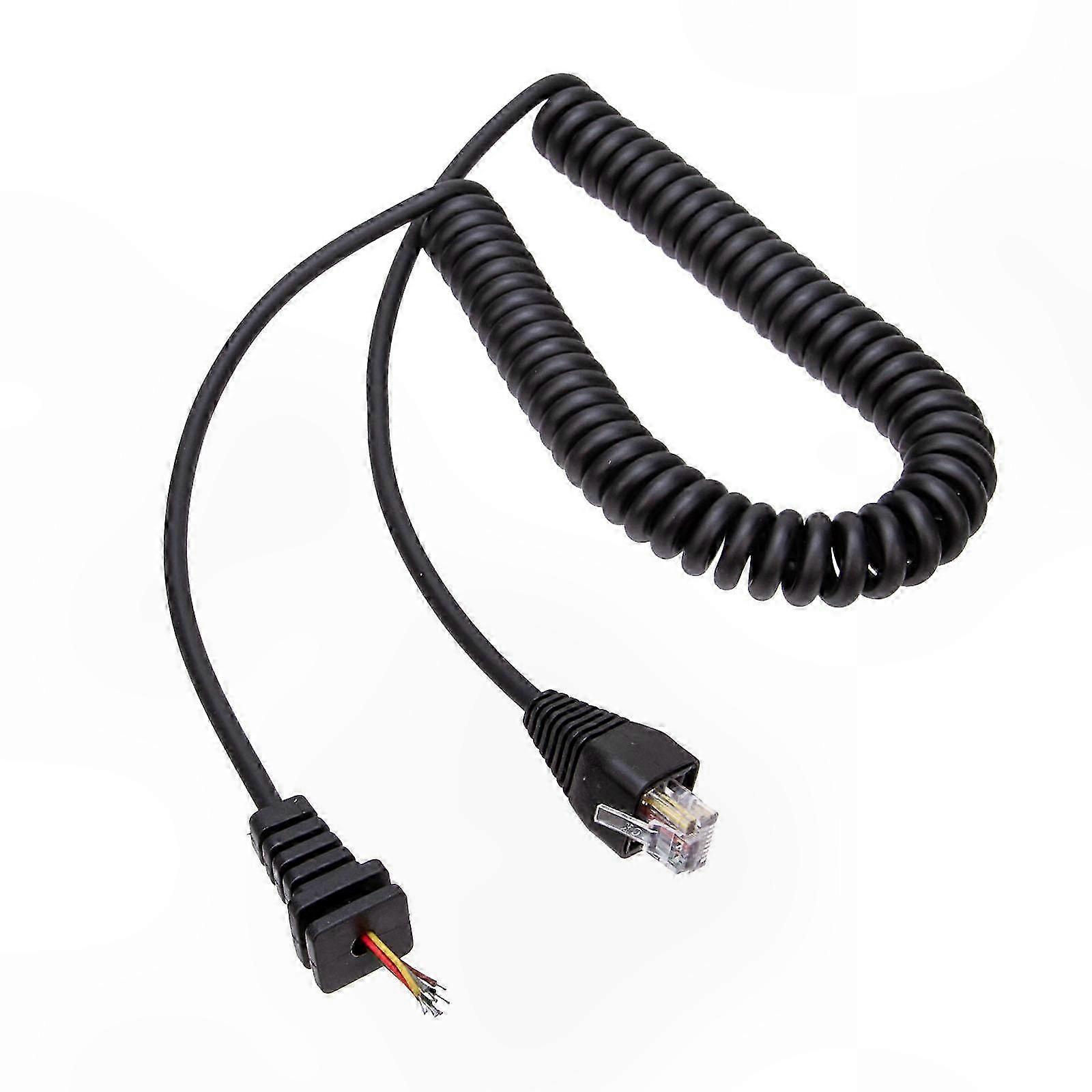 Durable 8-Pin Radio Microphone Cable with High Tensile Strength for Component Replacement