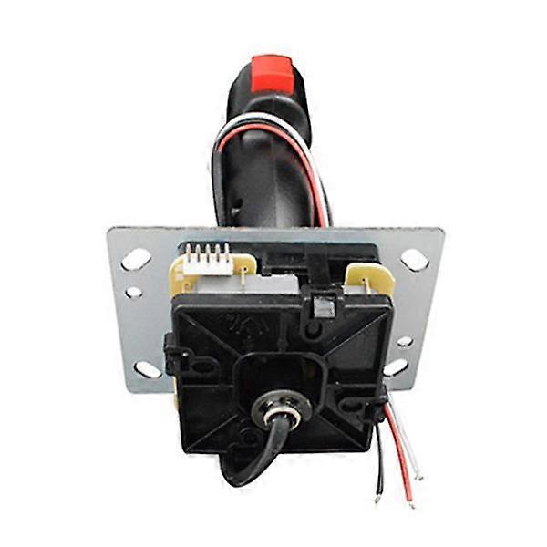 Flight stick for arcade game cabinet high quality metal PVC mini-grip flight joystick trigger top fire button.