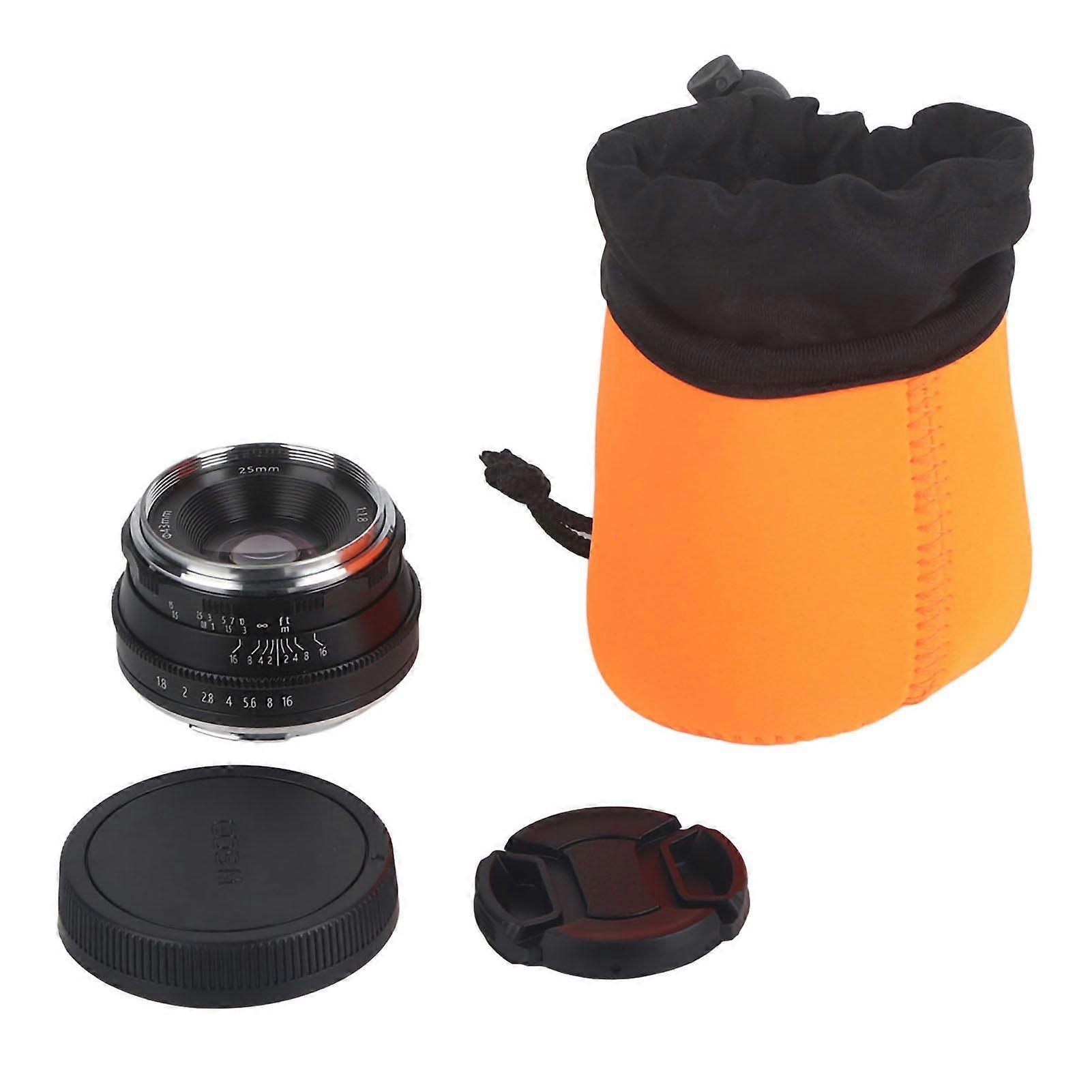 25mm F1.8 Multi Layer Coating Mirrorless Camera Lens EF m EOSM Mount for M2/M3/M5/M6/M10/M100/M50(Black )