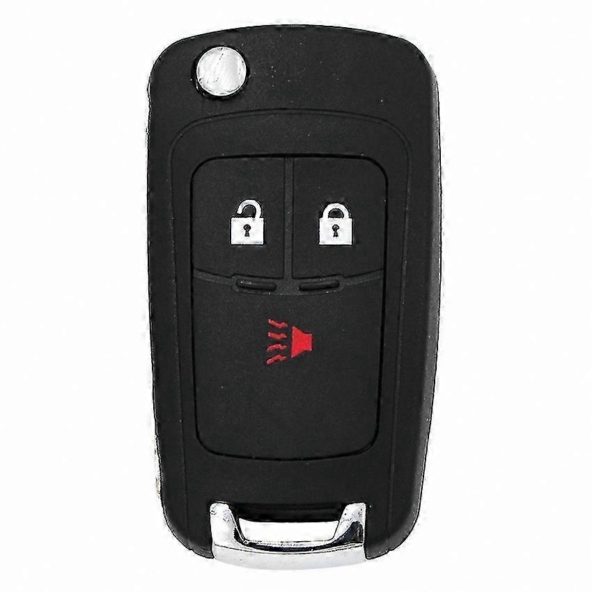 3-Button Key Shell Replacement for 2012-2016 Compact Car Remote Control Fob Case