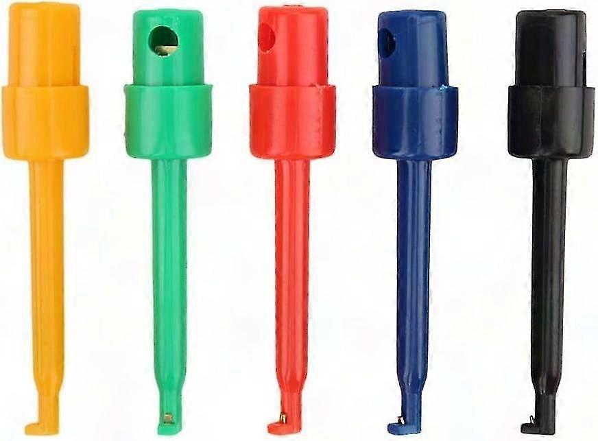 20pcs Multicolor Test Hook Clamp for Multimeter, Electronic Test Spare Parts, Large Test Hook Tester