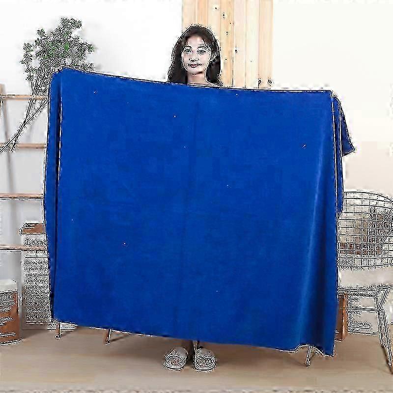 Extra large bath towel 100x200cm for home use, soft microfiber, quick-drying