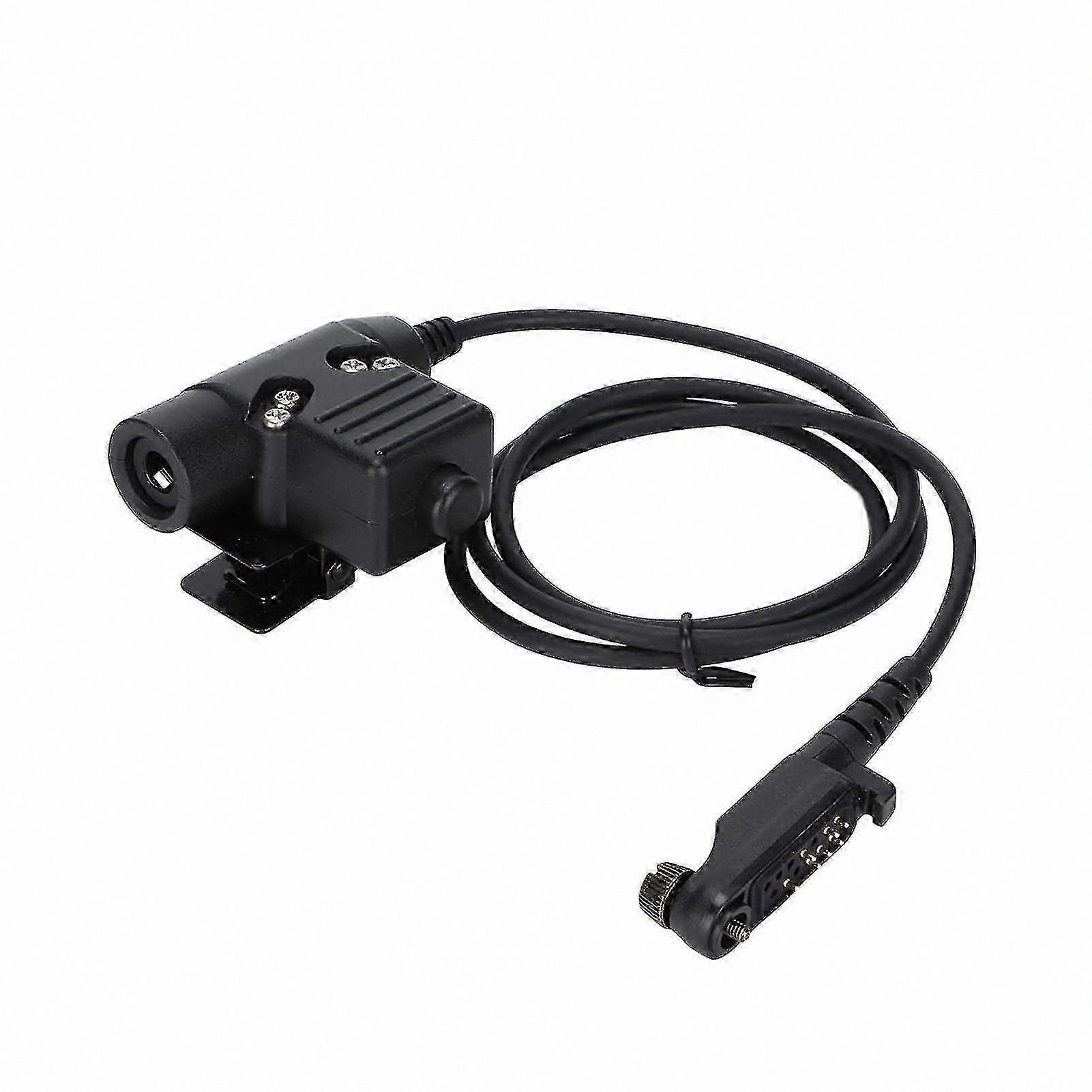 Two-Way Radio PTT Adapter for Military Use with Multiple Model Compatibility