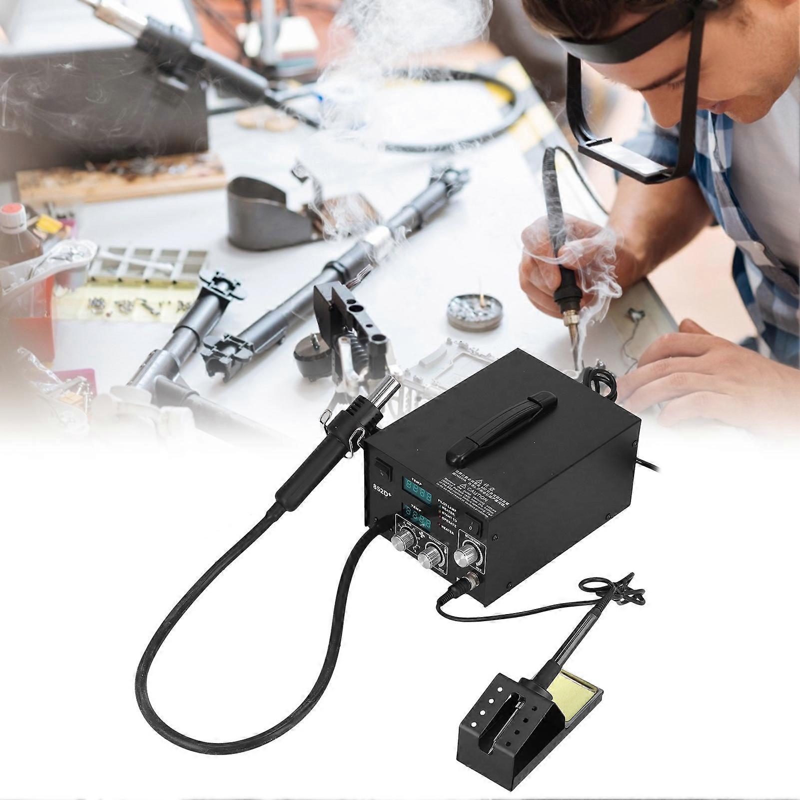 852D+ 650W Air Gun Soldering Station Dual Display Adjustable Temperature