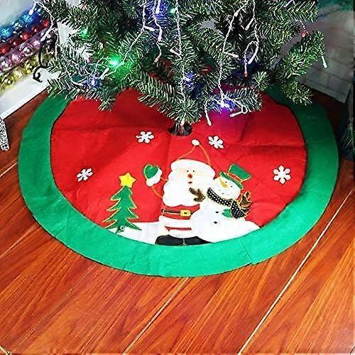 Christmas tree skirt, plush Christmas tree skirt, white, soft fir base