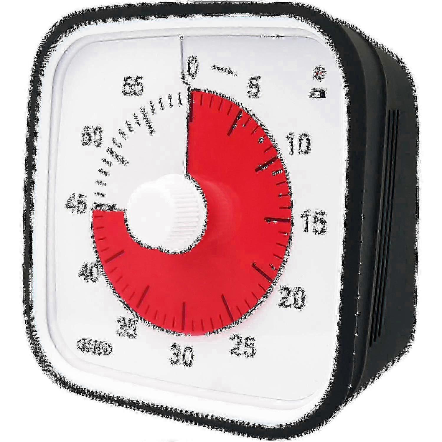 Oversized Visual Timer Clock for Classroom & Kitchen, Mechanical Countdown Timer with Durable Design for Kids Adults (60-Min)