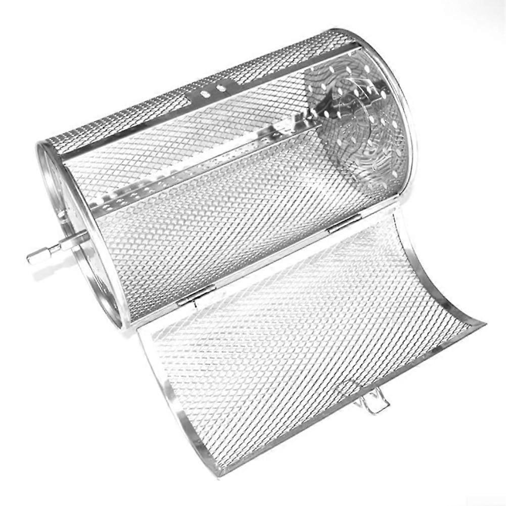 Stainless Steel Basket For Roasting And StirFrying With Effortless Rotation Rotating Roasting Basket StirFrying Basket