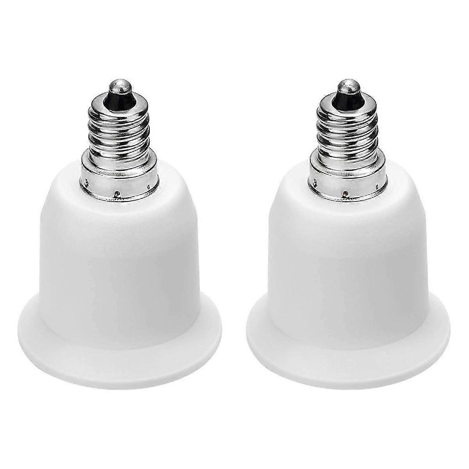 12 Pack E12 to E26 Adapter E12 Light Socket to Medium Base E26 E27 Converter Light Socket Adapter Chandelier Socket