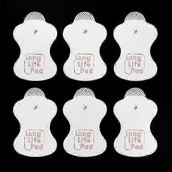 10-Pack Replacement Electrode Pads for Massagers, Compatible with Elepuls L White Onesie