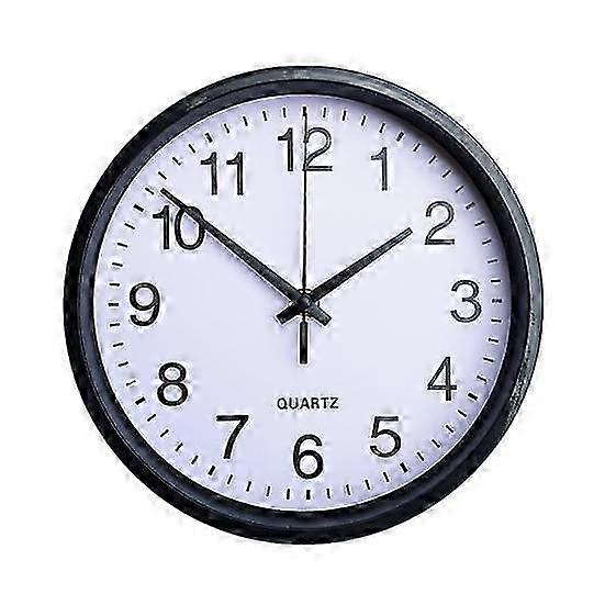 Clock Silent Non-Ticking Hanging Clock Large Number Round Clock