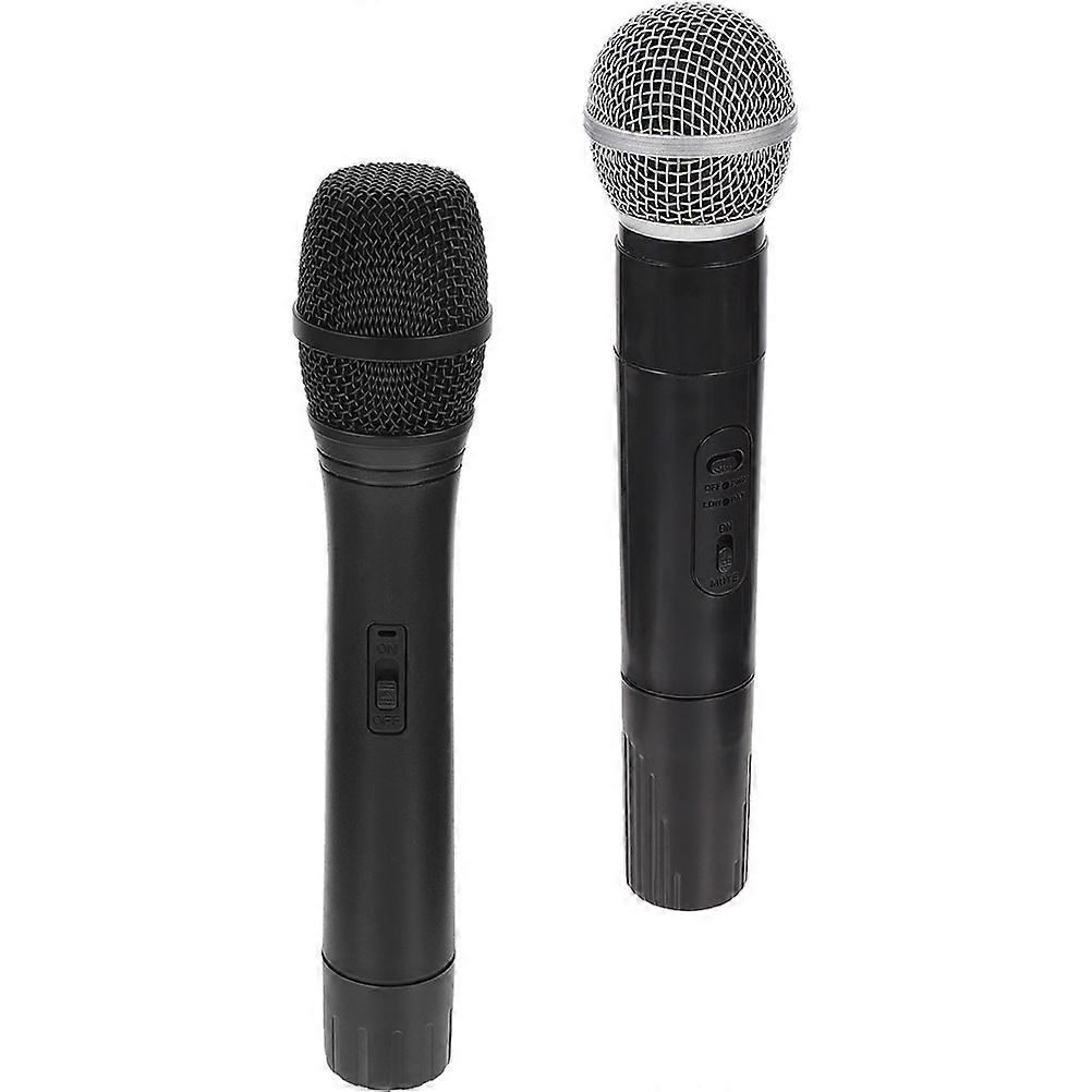 Pretend Microphone Toddler Microphone Family Gathering Multi Plastic Cosplay 2Pcs