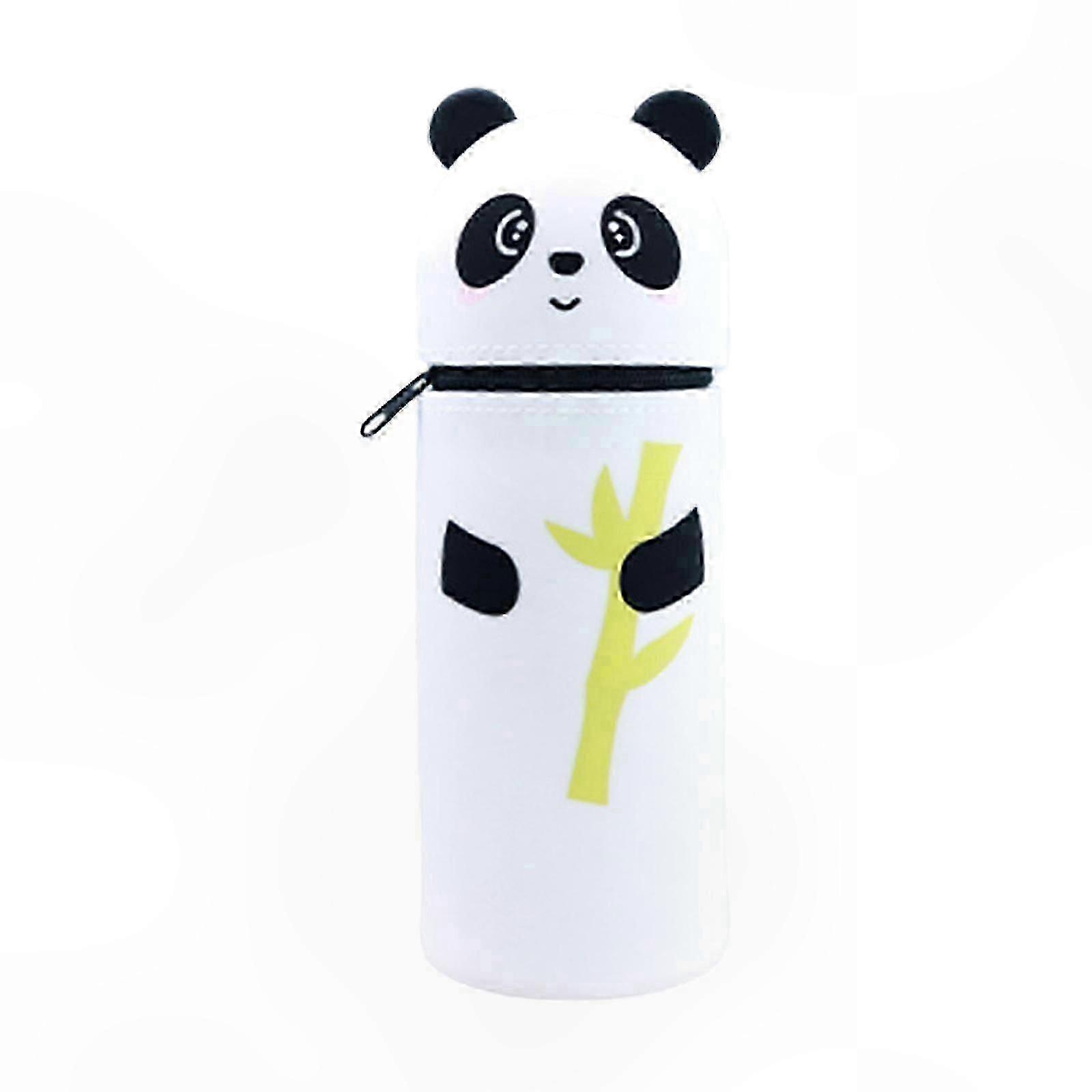 حالة قلم رصاص متداخلة من الكرتون ، حقيبة قلم سيليكون ناعمة ، حامل قلم دائم بسعة كبيرة