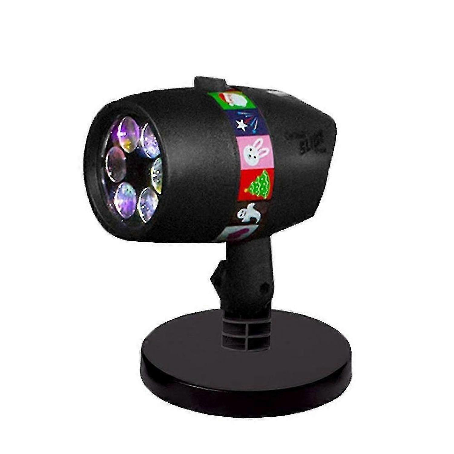 12 Pattern Slides Dazzling Laser Light Show Outdoor Lawn Lights Projector Light for Holiday Party