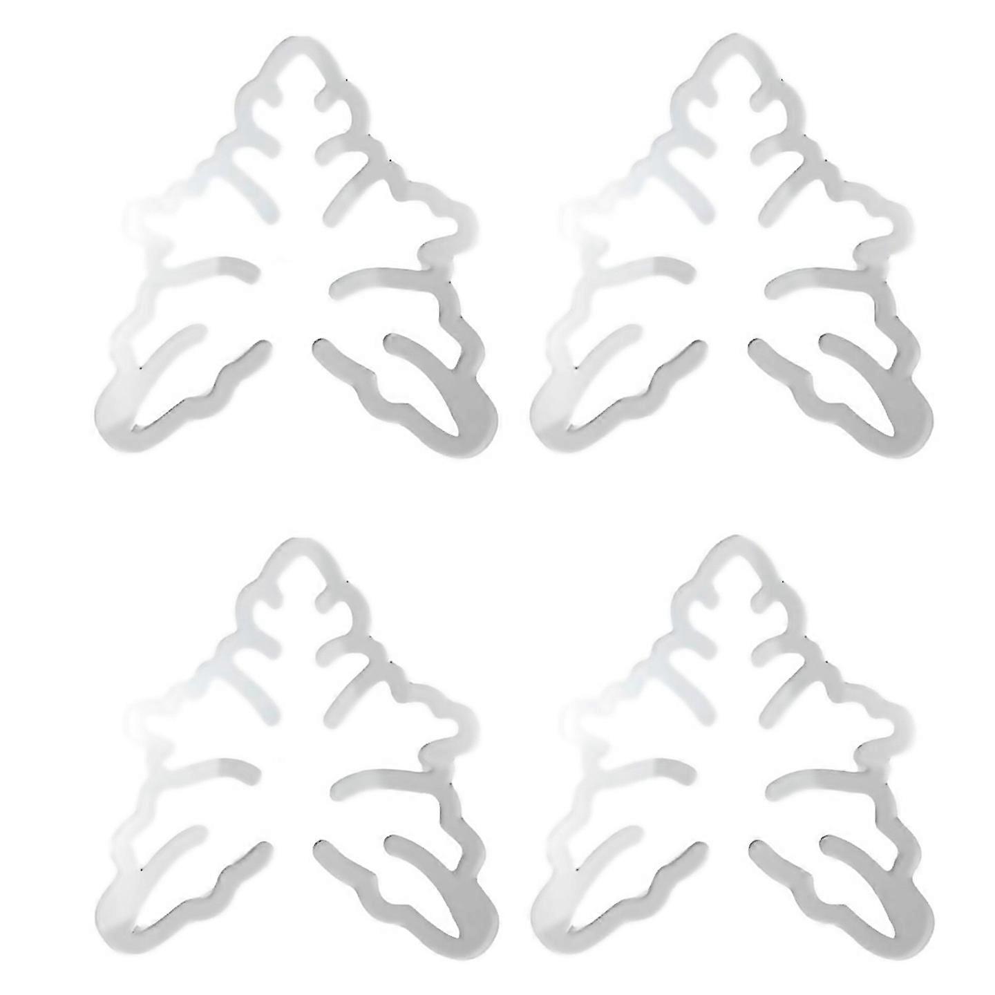 For Turtle Shell Bamboo Clip Set Transparent Plastic Plant Stem Holder