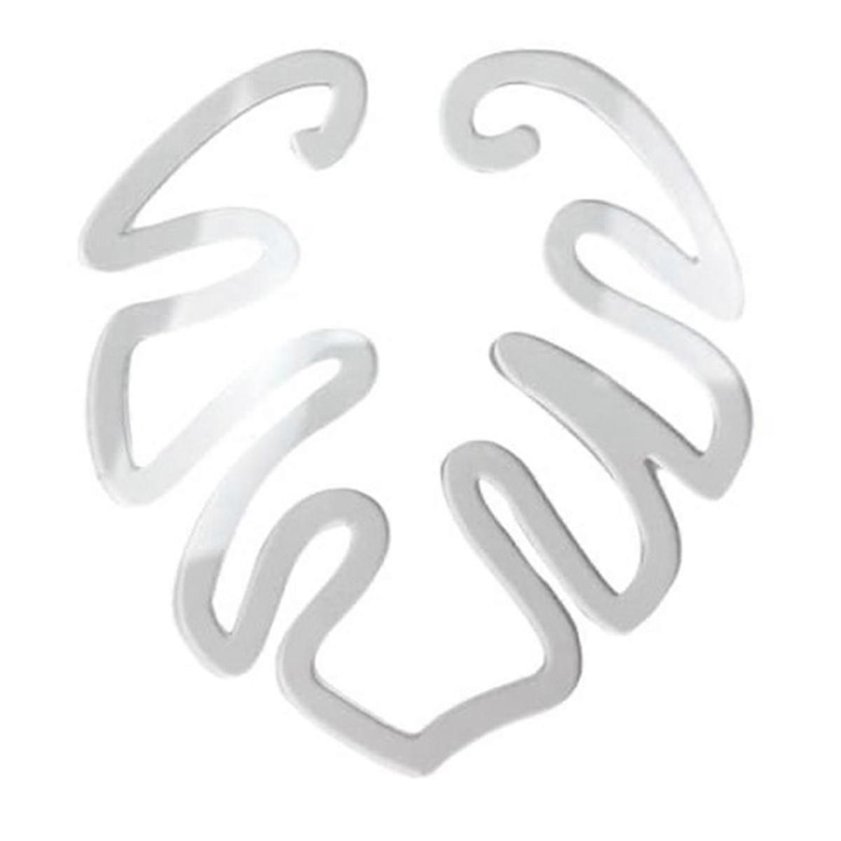 Flower-Shaped Green Plant Leaf Holder, Turtle Shell Bamboo A