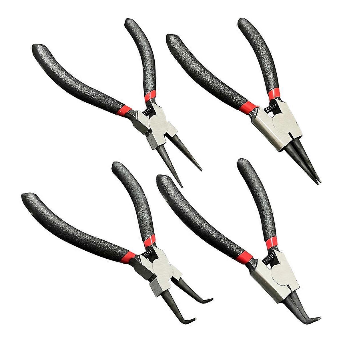Small Snap Ring Pliers Set Mini Internal & External Circlip Plier