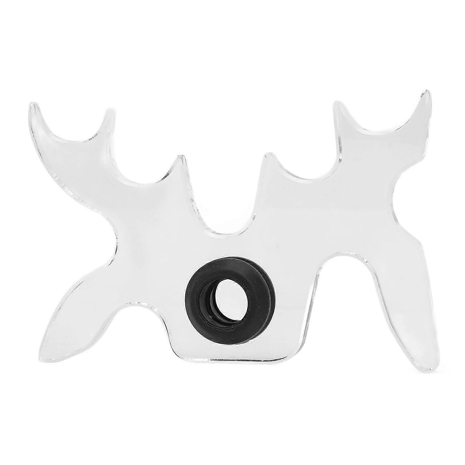 Billiard Cue Bridge Head Acrylic Slip On Adjustable Height Pool Cue Rack Bridge Head for Billiard Cue Antler Stand