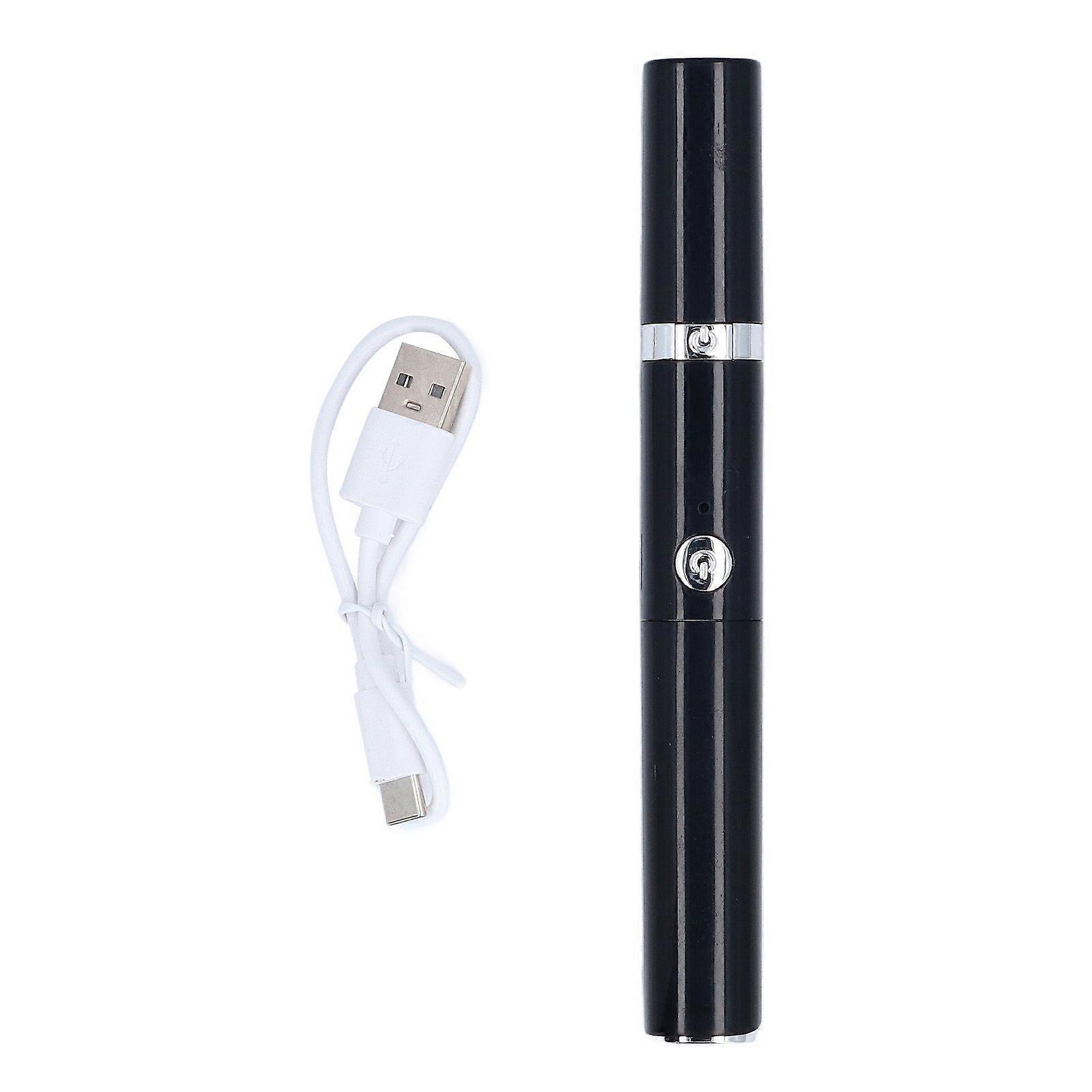 Electric Heated Eyelash Curler Handheld 2 in 1 Long Lasting Styling Eyebrow Trimmer Eyelash Makeup Tools for Travel Home Black