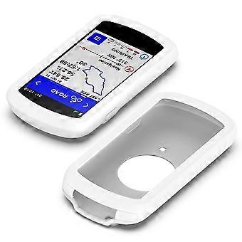 For Garmin Edge 1040 scrape Resistant Soft Silicone Case Bike GPS Computer Protective Cover White White