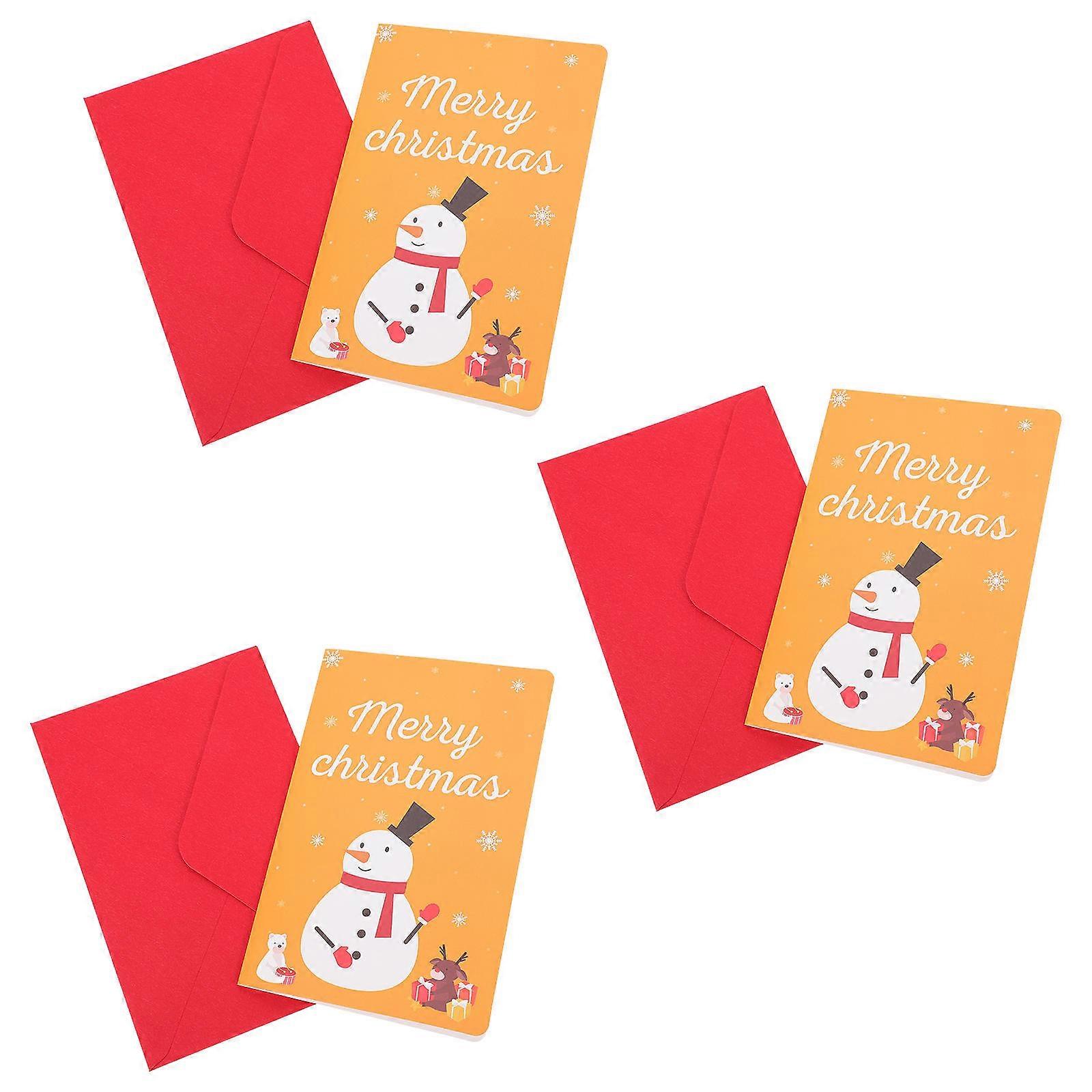 Xmas Greeting Honeycomb Paper- for 6Pcs