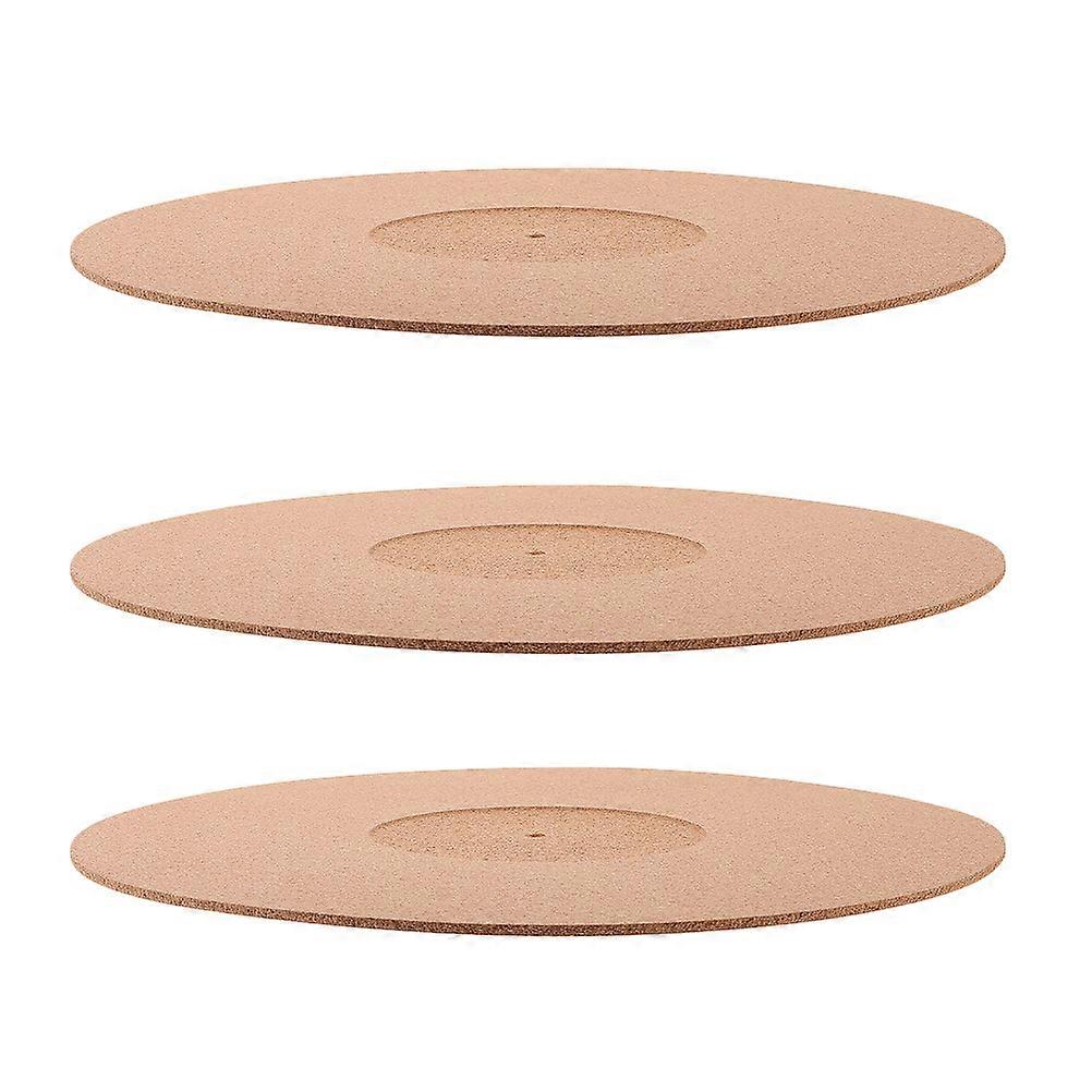 Cork Record Pad Turntable Mat Provides Protection 15Pcs Set