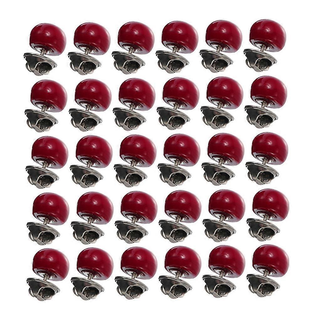 Clothing Ornament Shirt Invisible Buttons for Decorative Use 60Pcs