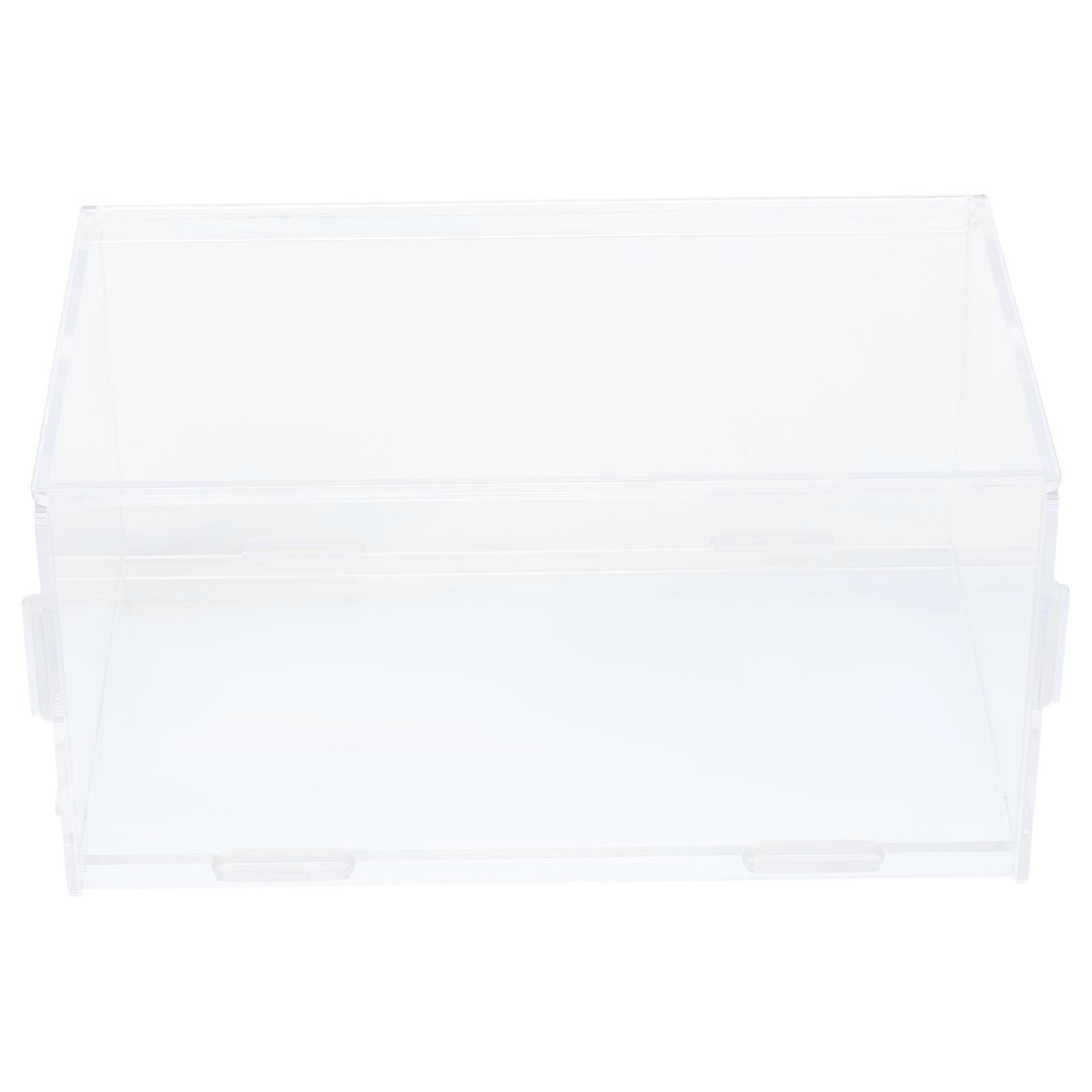 Transparent Acrylic Dryer Sheet Container for Laundry 4Pcs