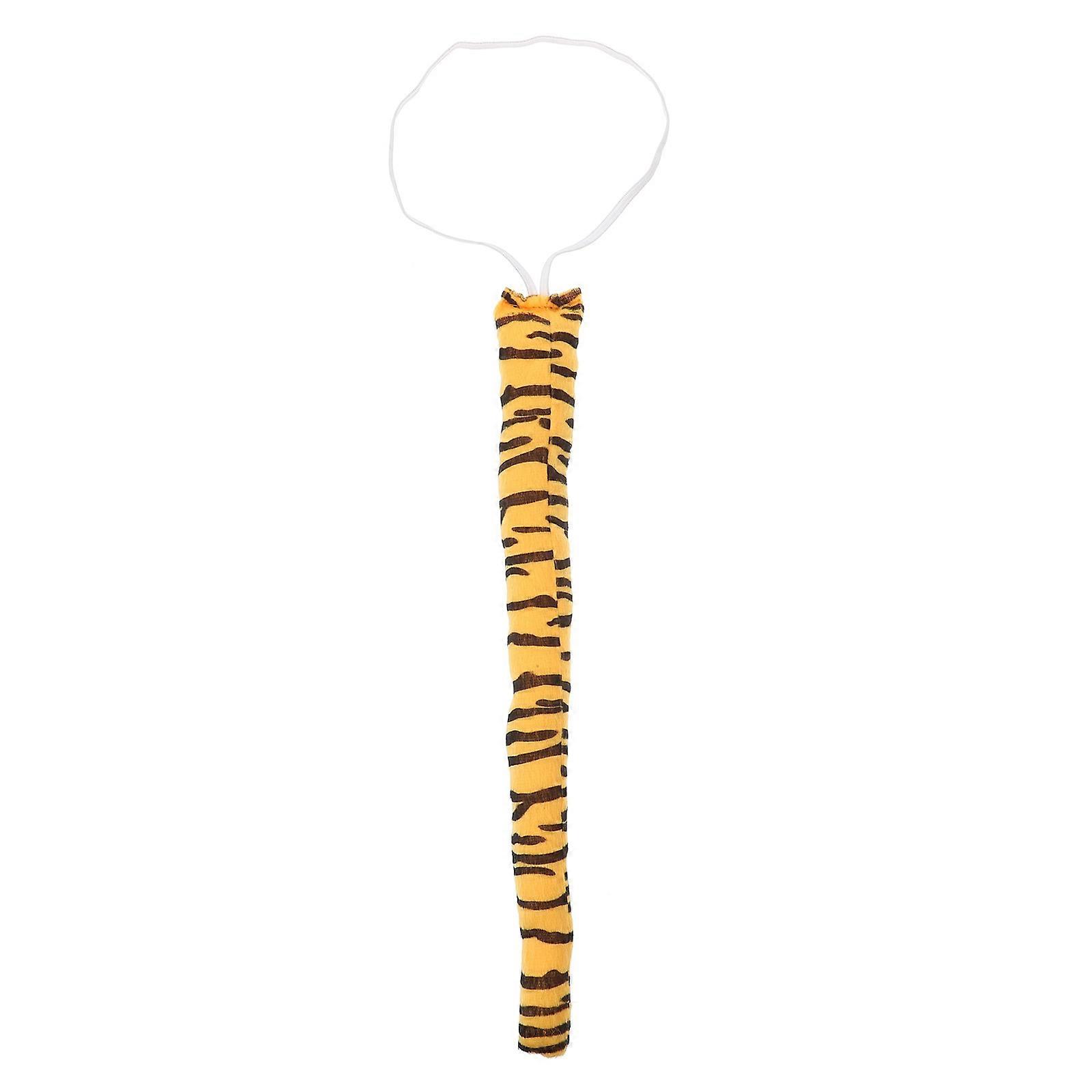 Cosplay Tail Ornaments Tiger Plush Tail for Party 3Pcs Fun Props