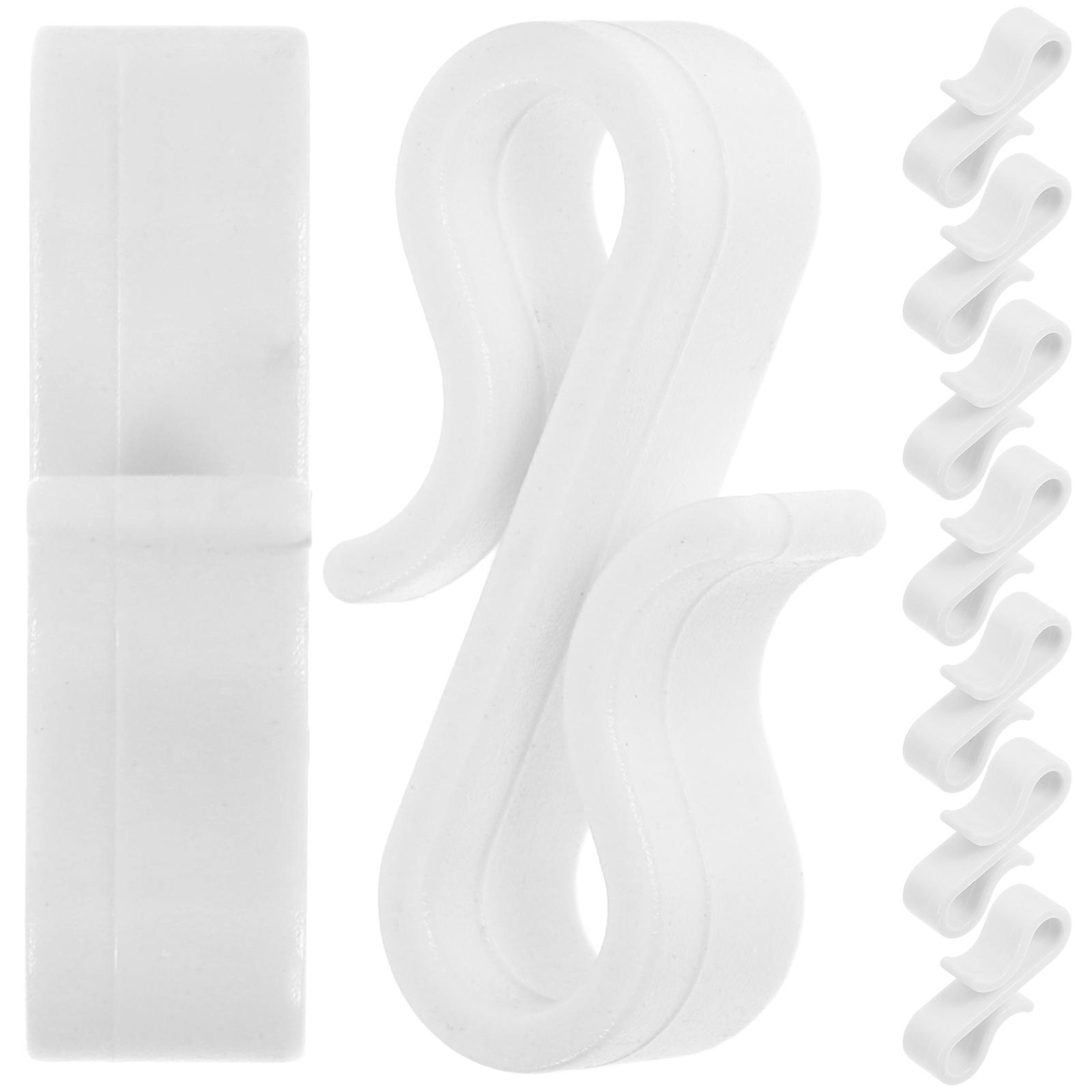 Weatherproof Christmas Light Clips Plastic Gutter Clips for Hanging 150Pcs