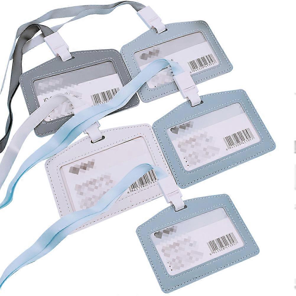 Id Badge Holders Transparent Holders for School Workers 15Pcs