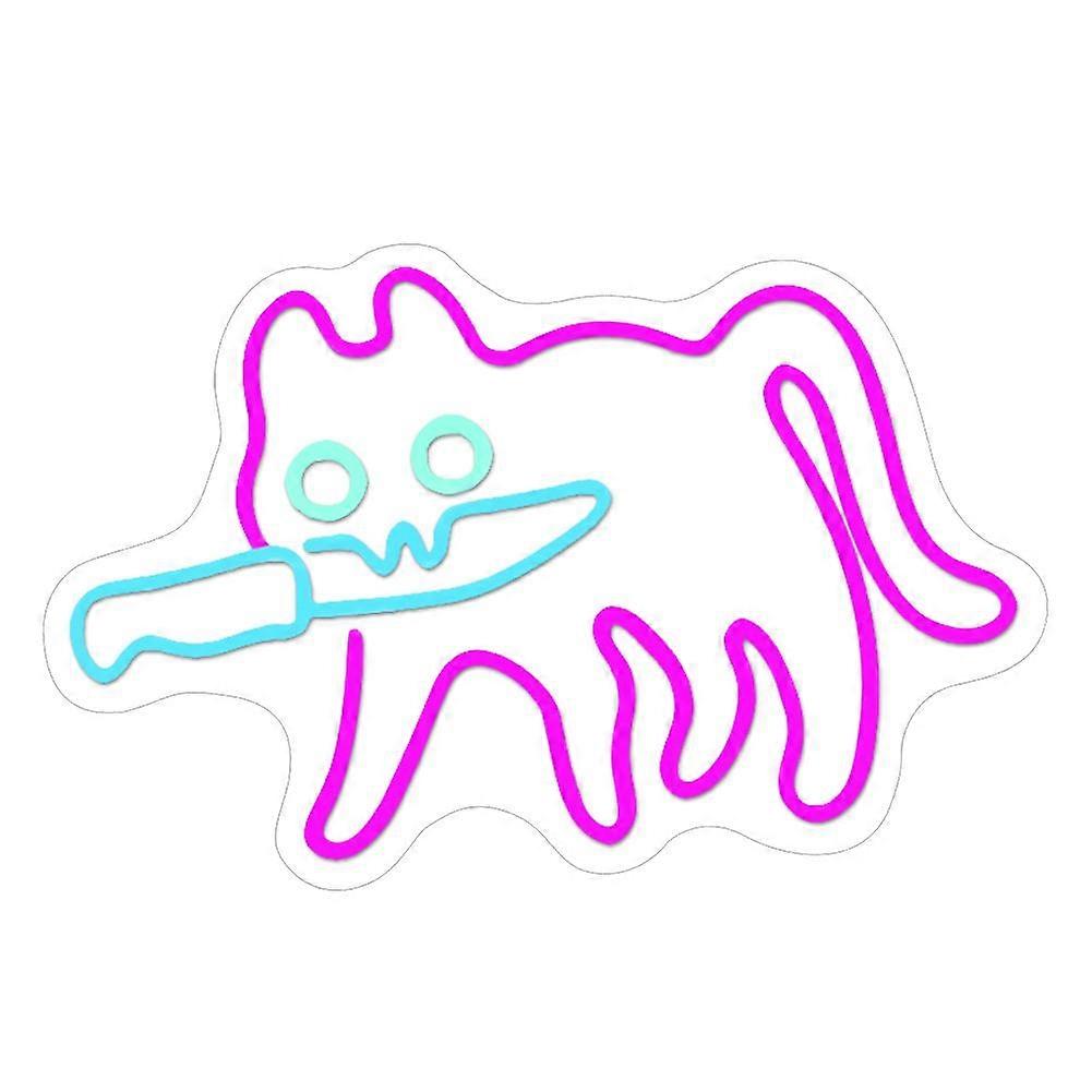 LED Neonljus USB Secure Night Lights Bröllopsfester Upplyst Karaktär