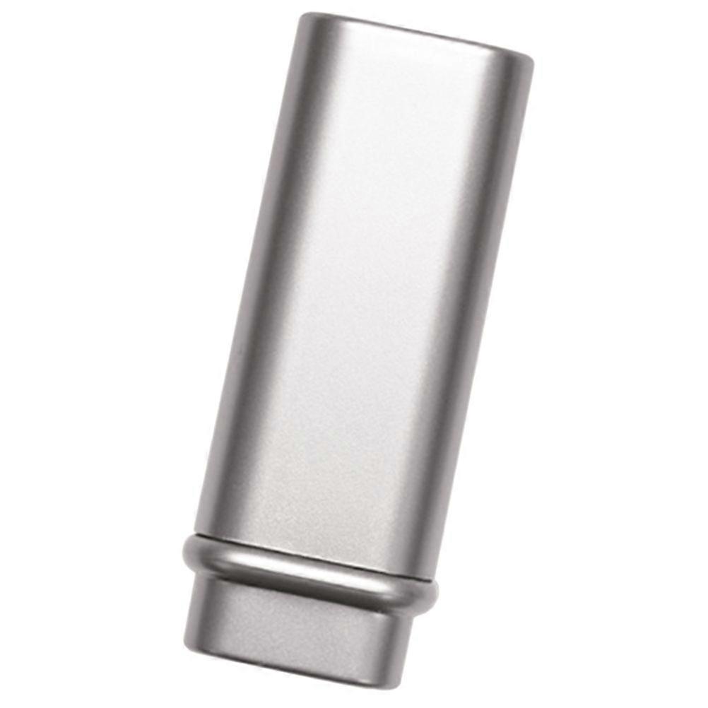 Makeup Brush Retractable Blush Brush for Nail Dust Cleaning 2Pcs Silver